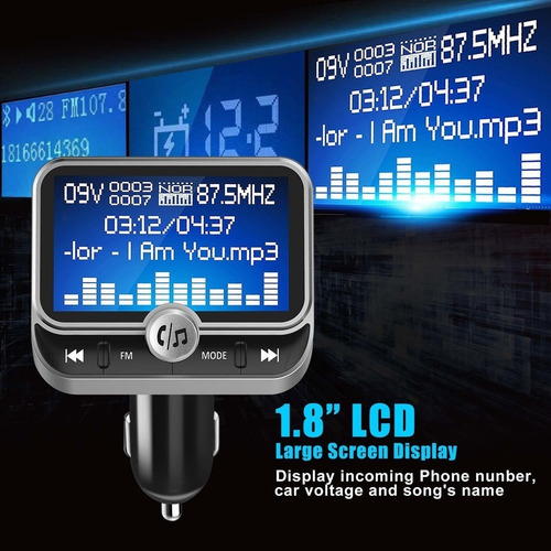 Tohayie - Transmisor Fm Bluetooth Para Coche, Transmisor Blu