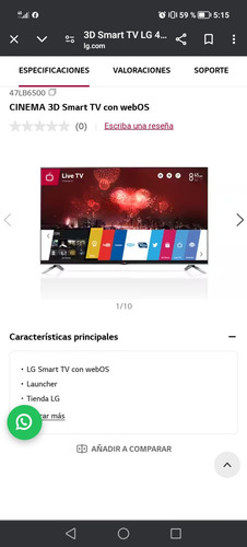 Smart TvLG 47 