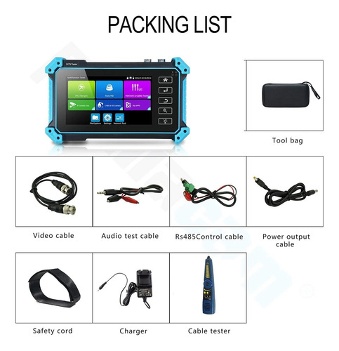 Cctv Tester, Ipc-5200c Plus 5 Pulgadas Ips Touch Screen