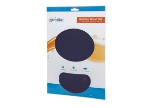Imagen 2 de 2 de Mousepad Tipo Gel Manhattan Azul Marino 434386