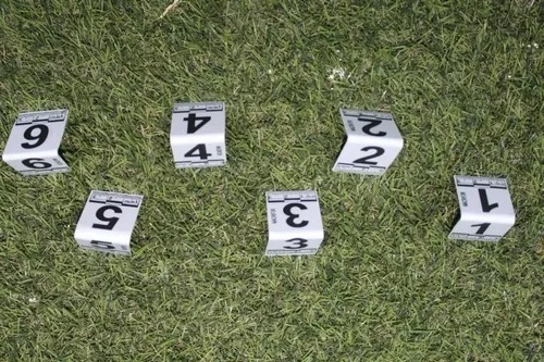 Numeradores Criminalística A-z Amarillo