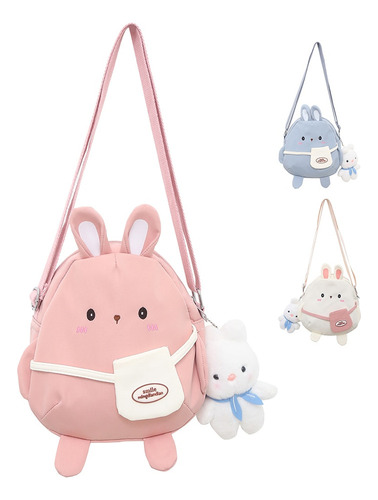 Bolso De Hombro Con Correa Ajustable De Dibujos Animados Par