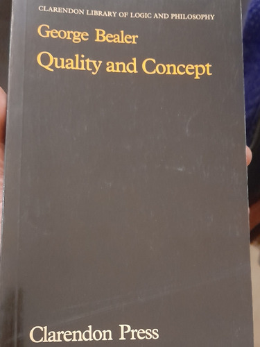 Quality And Concept / George Bealer