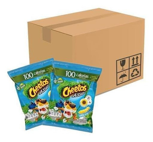 Salgadinhos Elma Chips Cheetos Requeijao Caixa Com 10 De 20g