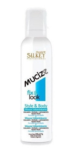 Mousse Voluminizante Silkey Style & Body Supremo 240ml