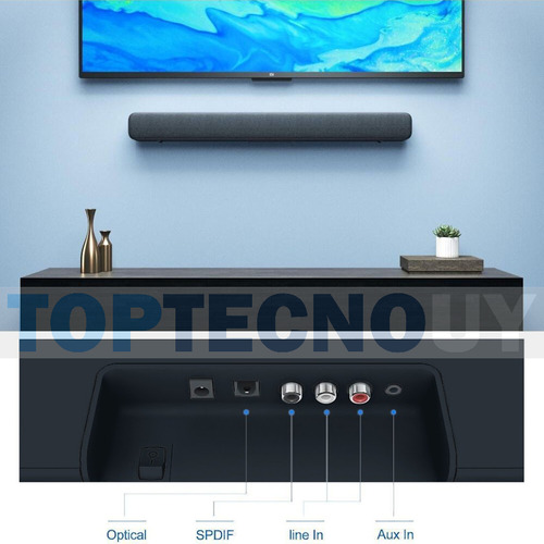 Imagen 3 de 5 de Barra De Sonido Mi Sound Bar Xiaomi Bluetooth Jack Fibra Tv