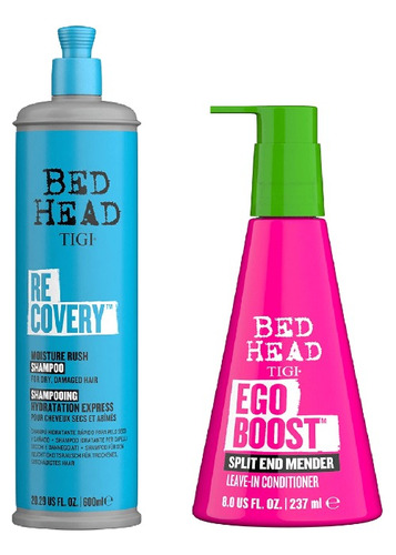 Tigi Bed Head Recovery Shampoo 400 Ml + Ego Boost