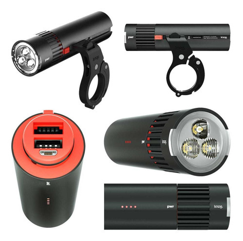 Sinalizador Bike Farol Knog 1100 Lms Luz Forte Recarga Usb