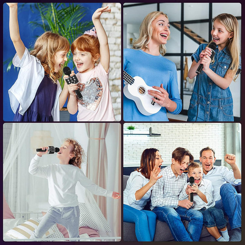 Micrófono Bluetooth 5 En 1 Para Niños Con Luces Led