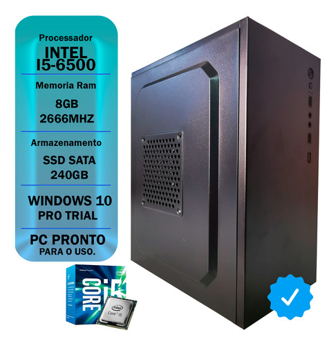 Pc Home Office Core I5 6500 8gb Ddr4 Ssd 240gb