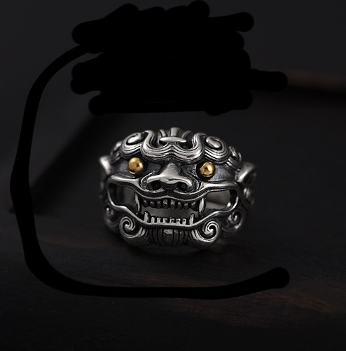 Anillo De León De Estilo Étnico Para Hombre Persona