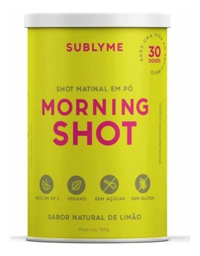 Morning Shot Matinal Sublyme 150g/30doses 