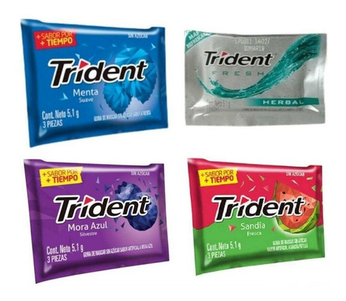 Chicles Trident Surtidos X 18