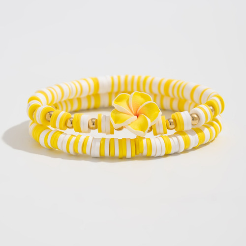 Pulseras Elásticas Y2k Sweet Flower Para Mujer, Joyas De Ver