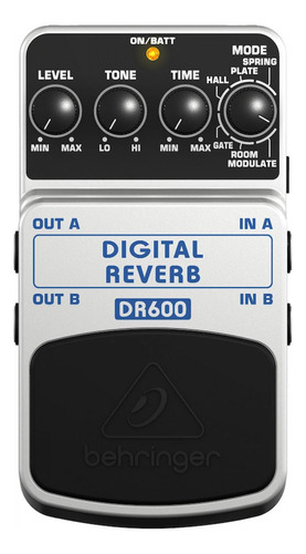 Pedal Behringer Para Guitarra Digital Reverb Dr600