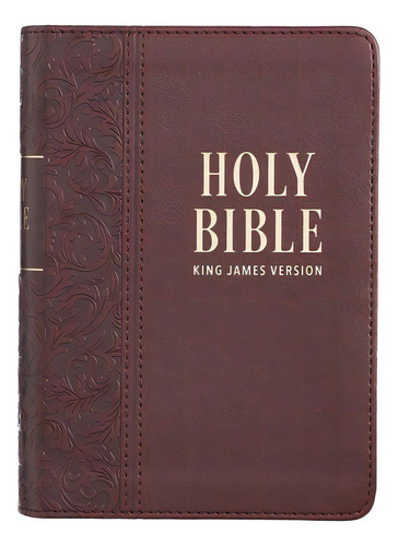 Kjv Compact Large Print Ll Brown, De Aa.vv.. Editorial Christian Art Gifts, Tapa Dura En Inglés