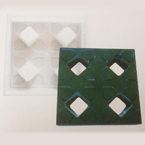 Imagen 2 de 9 de Molde De Camino De Pavimentación #5 P 25x25x6cm P 25x25x6cm