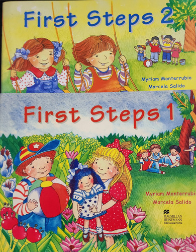 First Steps 1 Y 2. Libros Para Leer Y Pintar. Inglés 