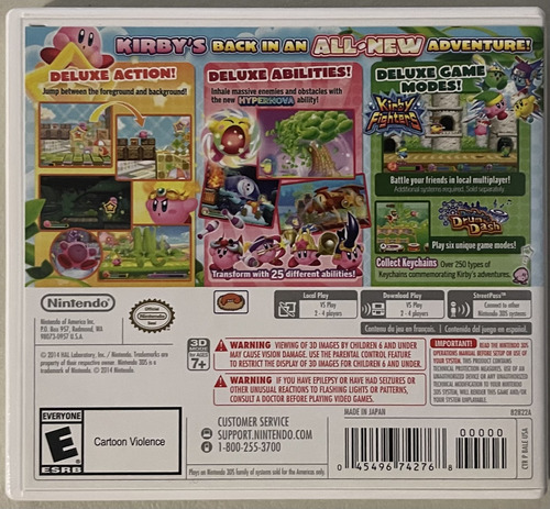 Kirby Triple Deluxe Nintendo 3ds (Usado)