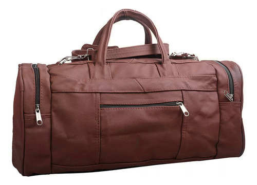 Maleta De Viaje 100% Piel Resistente Deportiva Extra Grande