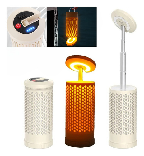 Linterna Telescópica Para Acampar Al Aire Libre, 2600 Mah, R