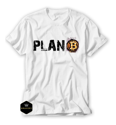 Remera Bitcoin Plan B Hodl Blockchain Btc. Unisex