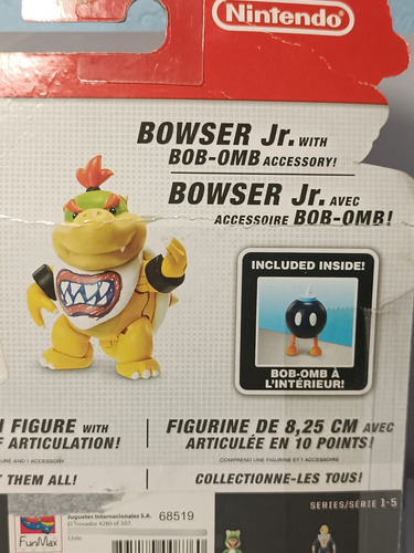Figura Broser Jr / Mario Bros / Nintendo / Coleccionable (Usado)