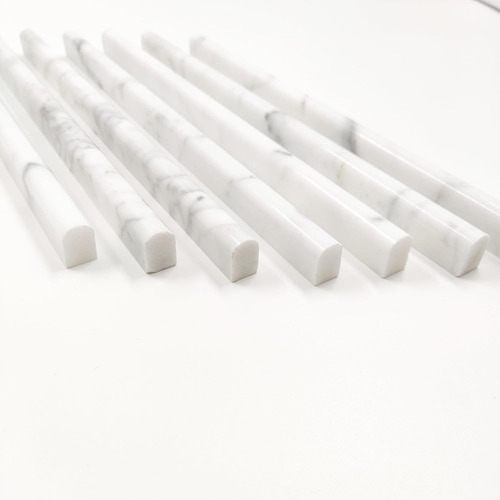 Juego De 15 Azulejos De Mármol Blanco Carrara De 0.5 X...