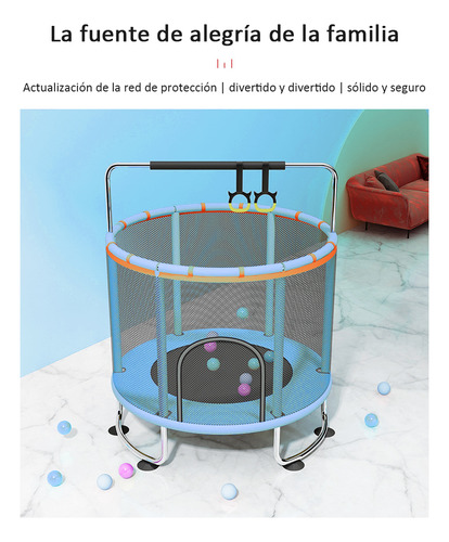 Trampolín Para Niños Trampolín Seguro Con Protección