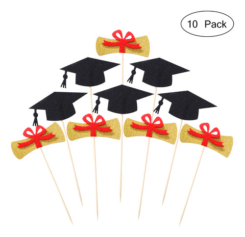 Palillos Para Tartas Graduation Pearlescent