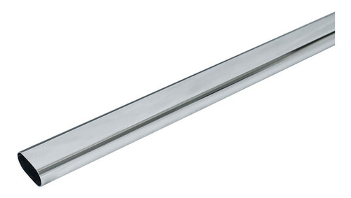 Tubo Cabideiro Aço Cromado 77cm