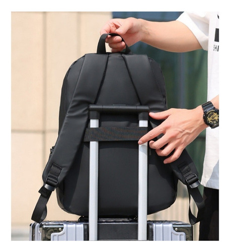 Mochila Impermeable Para Ordenador Portátil A La Moda Para Hombre