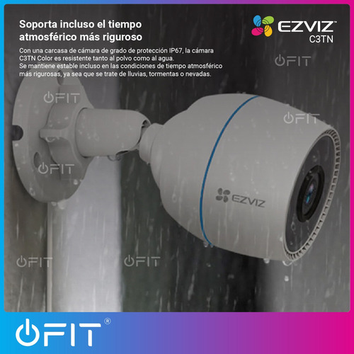 Imagen 7 de 10 de Camara Seguridad Wifi 2mpx Vision Nocturna Color Ezviz