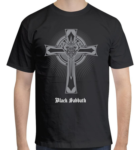 Playera Black Sabbath - Cruz - Bandas De Rock/metal