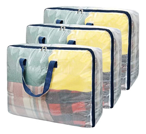 Bolsas De Almacenamiento Transparentes Con Cremallera, Capac