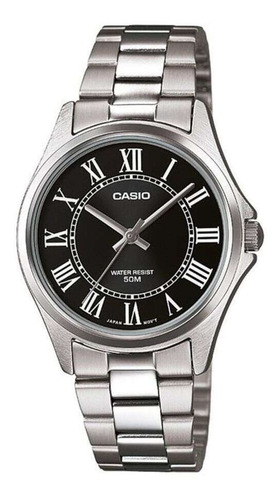Reloj Casio Ltp-1383d-1evdf Color de la malla Negro Color del bisel Plateado Color del fondo Negro