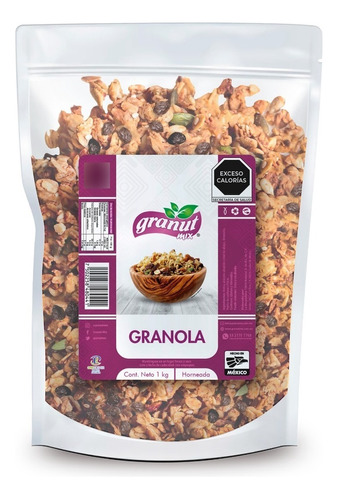 Granola Simple (1kg) Granut Mix 100% Natural Y Artesanal