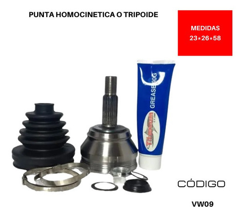 Punta Tripoide Volkswagen Derby Base 1.8 2000