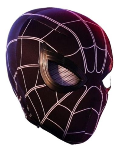 Casco Eléctrico Spiderman Con Ojos Móviles