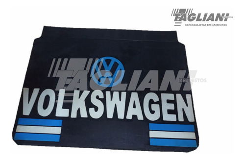 Par Barreros Camion Vw Volkswagen 46 X 35 Con Logo Y Bandera