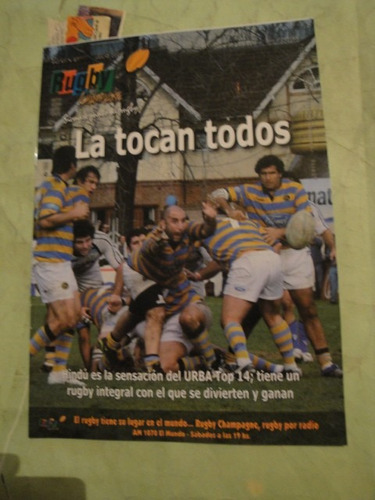 Revista Rugby Champagne 61 Hindu Casi Belgrano Los Pumas