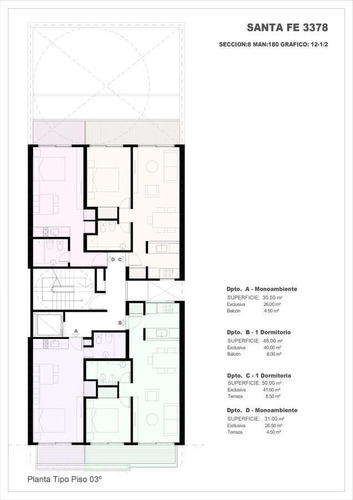 Imagen 11 de 11 de Santa Fe 3300 - Monoambiente En Venta En Rosario