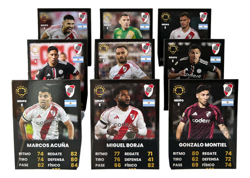 Estrellas Del Fútbol 5 Mundial Clubes - River Plate Completo