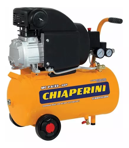 Compressor De Ar Pequeno 7,6 Pes 21 Lt Chiaperini 110v