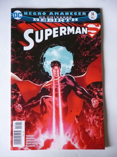 Superman Rebirth 13,14,15 Negro Amanecer Dc Comics Smash (Usado)