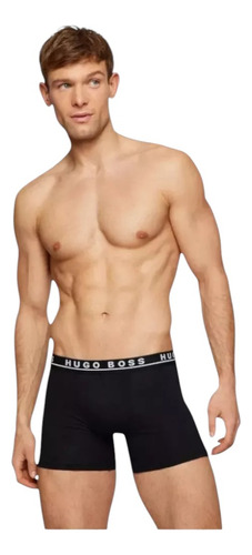 Boxer Hugo Boss 3 Pack Brief 7181 Algodón Elástico Original