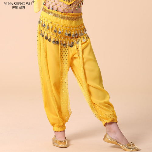 Pantalones De Baile Indios Para Danza Del Vientre Con Detall