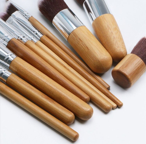 Sjx Brochas Maquillaje Madera Set De 11 Piezas Naked Zoeva