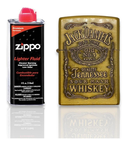 Kit Zippo / Gas + Encendedor Tipo Zippo Jack