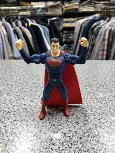 Dc Superman, Henry Cavill, Man Of Steel, 4 Pulgadas!! (Usado)
